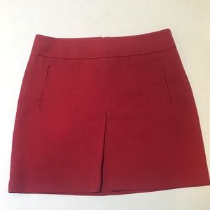 Stand Apart Red Skirt with Vintage Accents